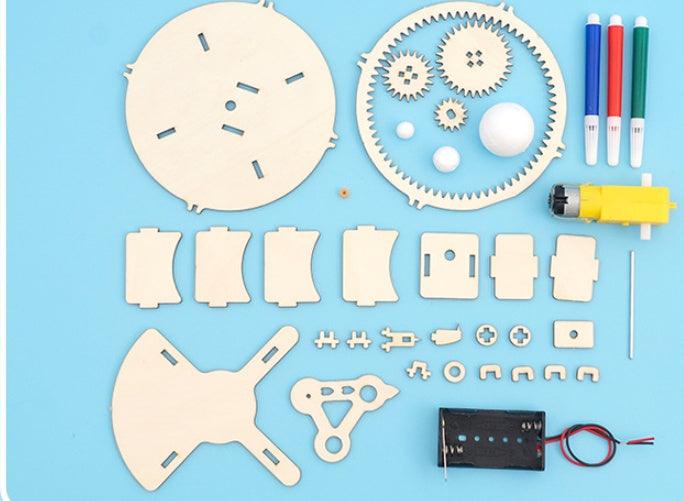 DIY Solar System Model Kit – Sun, Earth, Moon Educational Puzzle for Kids - Dreamy-Designs Store Online