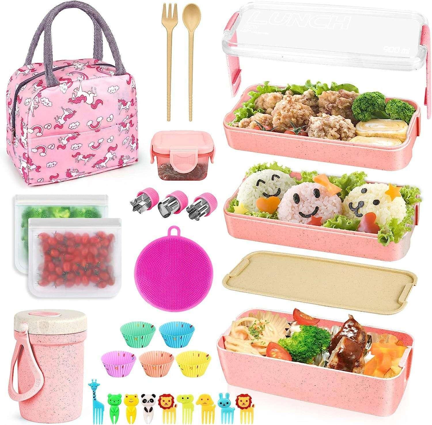 27-Piece Lunch Box Set: Your Complete Mealtime Solution - Dreamy-Designs Store Online