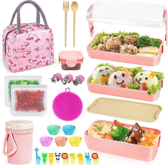 27-Piece Lunch Box Set: Your Complete Mealtime Solution - Dreamy-Designs Store Online