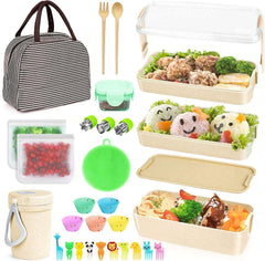 27-Piece Lunch Box Set: Your Complete Mealtime Solution - Dreamy-Designs Store Online