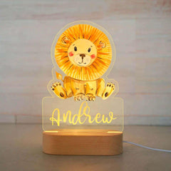 Animal Acrylic Night Light Children - Dreamy-Designs Store Online