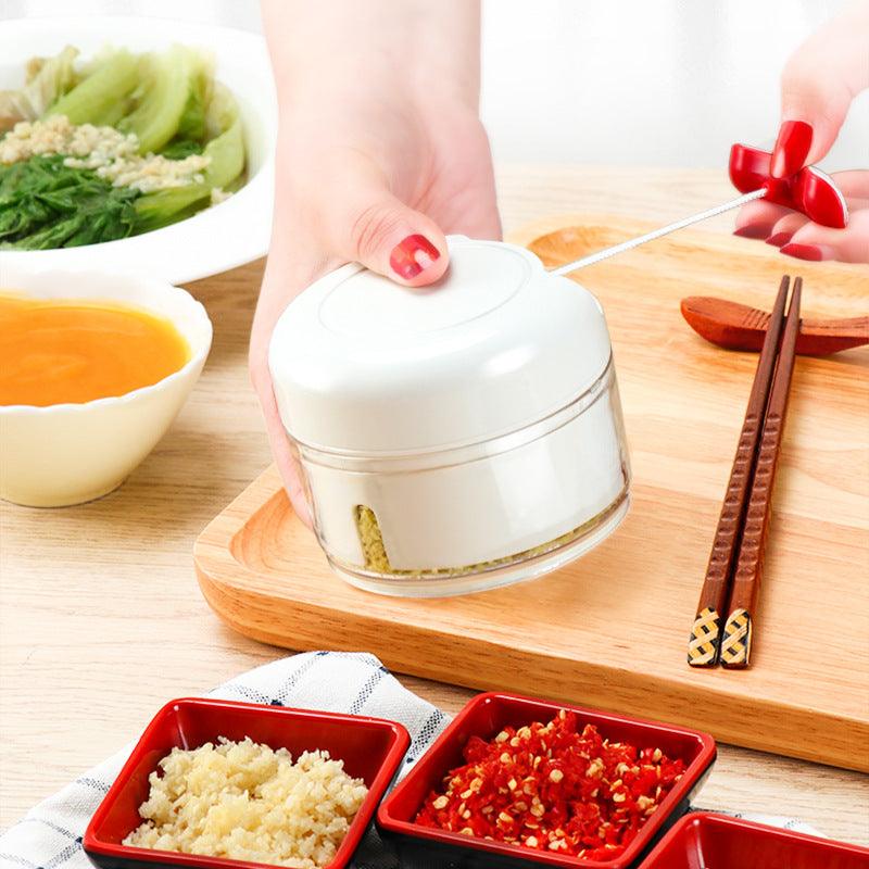 Manual Cutting Meat Grinder (Multifunction Food Chopper) - Magnetic Blade Attachment / Safe Hand Protection / Ideal for Fruits, Vegetables, Chili Sauce - Dreamy-Designs Store Online