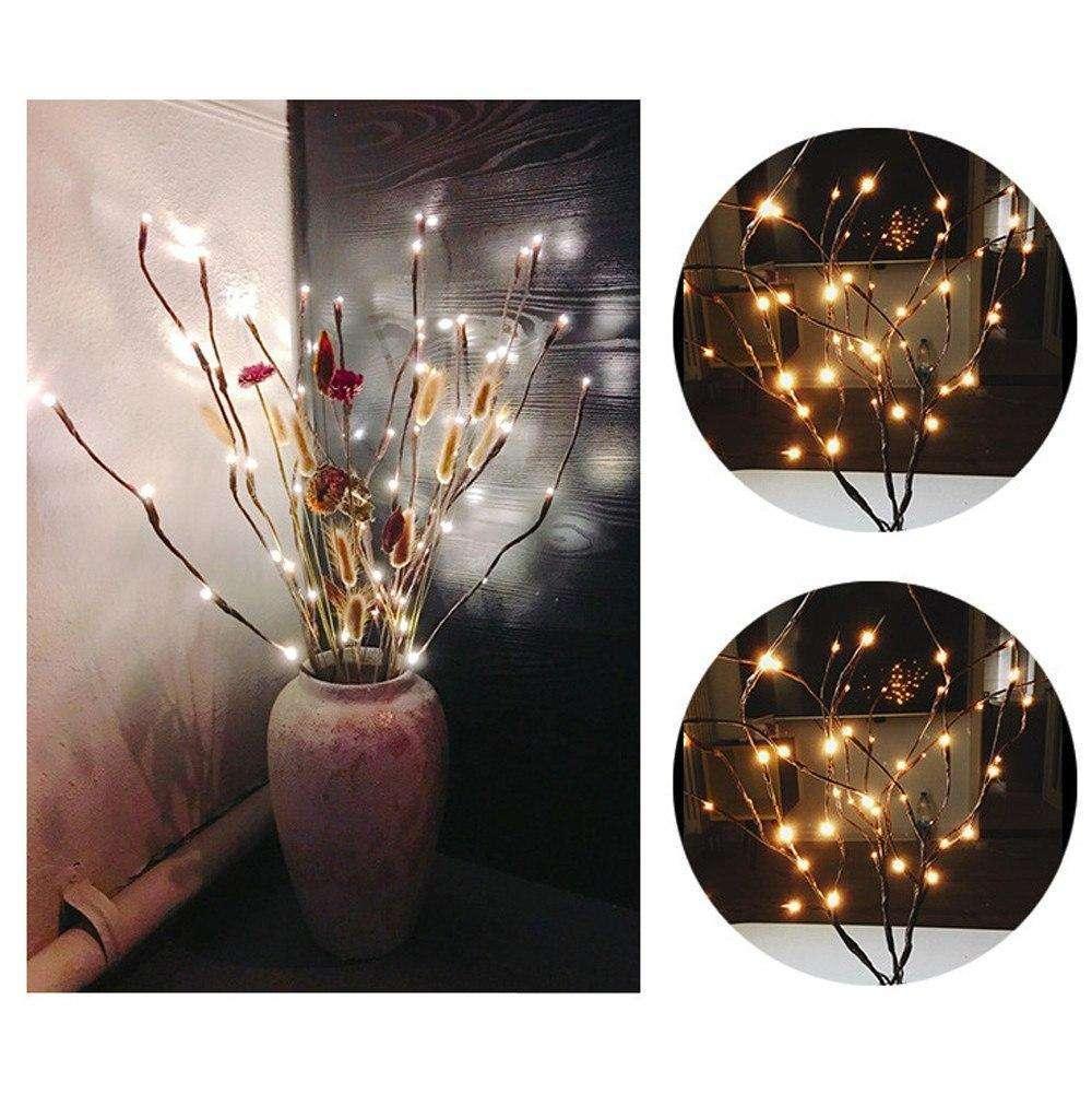 20LED Twigs Light String Decoration (75CM) / Battery-Operated / 5 Branches / Perfect for Parties, Weddings, Festivals / Indoor Decor - Dreamy-Designs Store Online