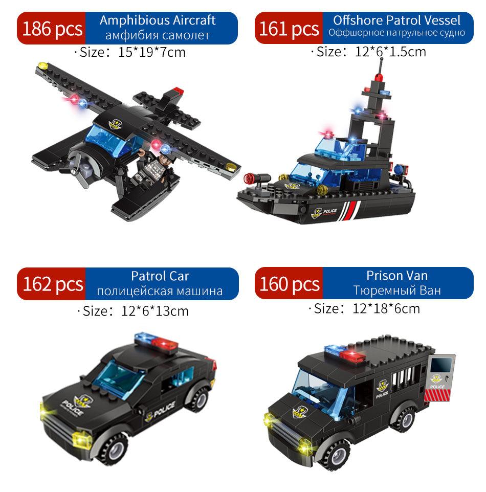 Military aircraft carrier police building blocks - Dreamy-Designs Store Online