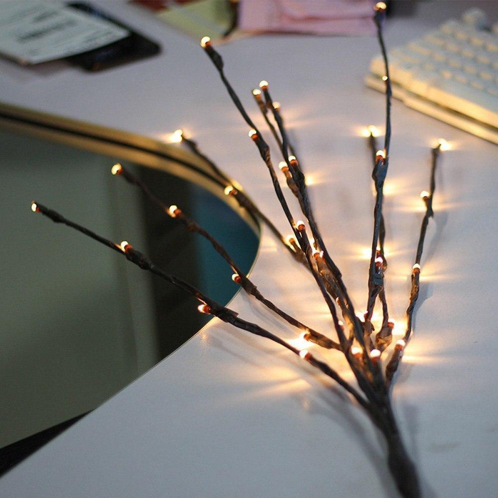 20LED Twigs Light String Decoration (75CM) / Battery-Operated / 5 Branches / Perfect for Parties, Weddings, Festivals / Indoor Decor - Dreamy-Designs Store Online