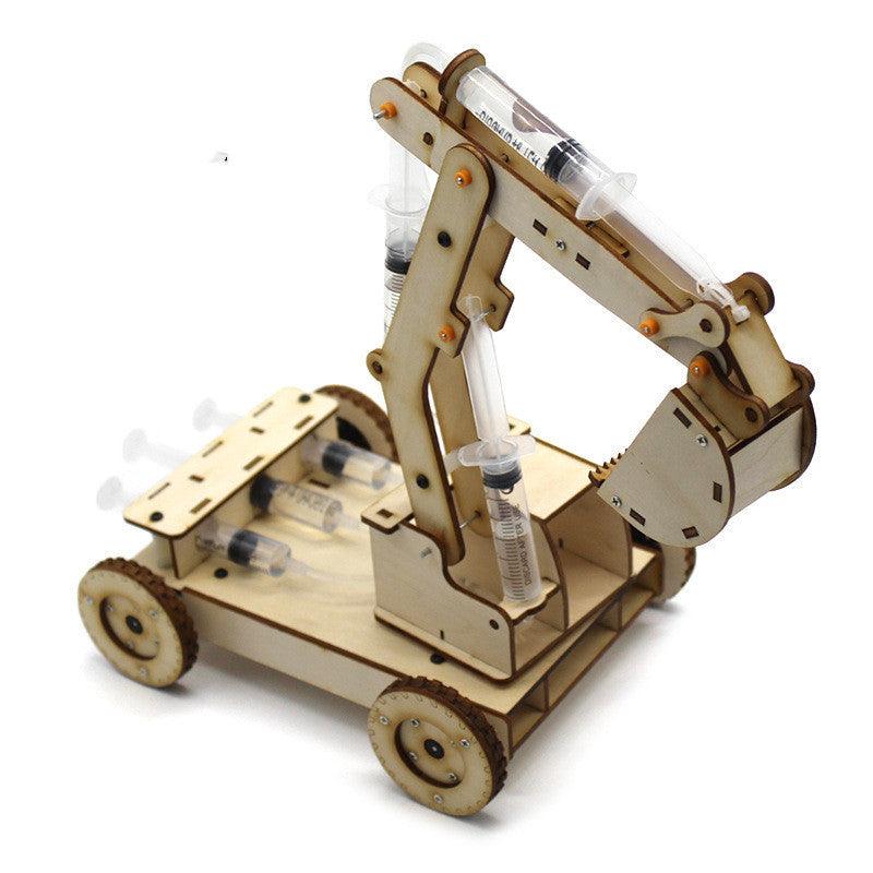 Hydraulic Excavator Model Kit – DIY STEM Construction Toy for Kids - Dreamy-Designs Store Online