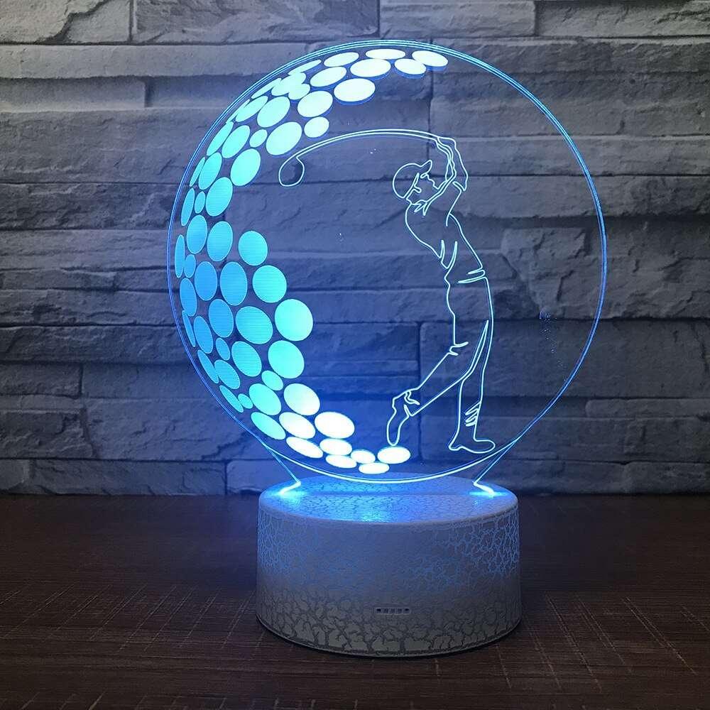 3D Night Light - Modern LED Touch/Remote Control Lamp (3W, 5V USB Powered) for Home, Hotel, Office (10,000 Hour Lifespan) - Dreamy-Designs Store Online