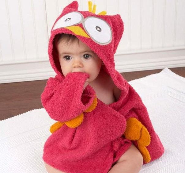 Cartoon Cute Animal Modeling Baby Bath Towels Baby Bathrobes Cotton Children's Bathrobes Baby Hooded - Dreamy-Designs Store Online