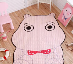 Soft Cotton Baby Play Mat / Kids Carpet / White Tiger Plush Rug (L: 130x190cm, S: 100x140cm) - Decorative Floor Mat for Living Room & Children's Development - Dreamy-Designs Store Online