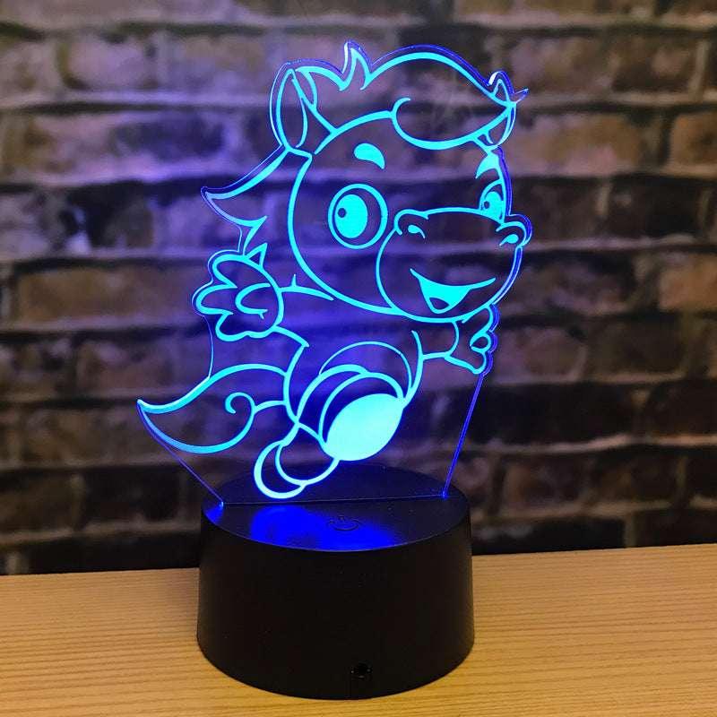 Zodiac LED Night Light - Touch Control 7 Colors (Red, Green, Blue, Yellow, Enamel, Purple, White) / 3W / USB Powered / Remote Control Option - Dreamy-Designs Store Online