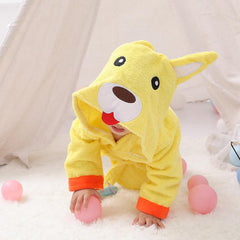 Cartoon Cute Animal Modeling Baby Bath Towels Baby Bathrobes Cotton Children's Bathrobes Baby Hooded - Dreamy-Designs Store Online