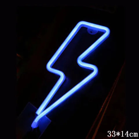 LED Neon Sign Night Light (INS Decoration) - USB & Battery Powered / Indoor Wall Decor / Romantic Elegant Lighting / Perfect Gift Idea (30x18.5x2cm) - Dreamy-Designs Store Online