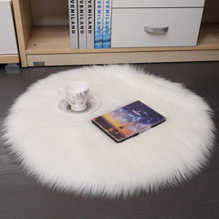 Hair Plush Carpet Floor Mats Household Floor Mats Wool Round Bedroom Carpets - Dreamy-Designs Store Online