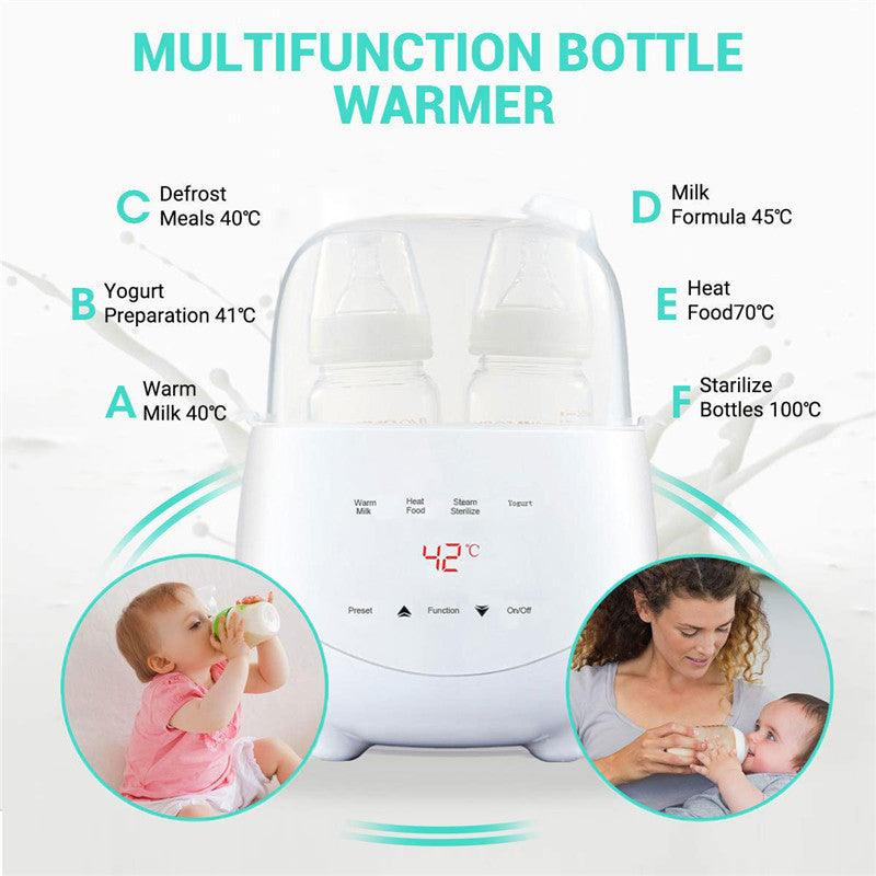 4-Minute Baby Bottle Warmer & Sterilizer | All-in-One Solution - Dreamy-Designs Store Online