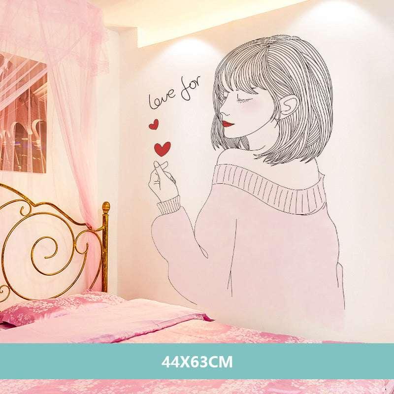 Angel Wings Stickers Decoration (Small Pattern) // Room & Bedroom Wall Layout // Waterproof Wall Stickers // Bedside Background Wall // Modern Style // 1 Piece // PVC Material - Dreamy-Designs Store Online