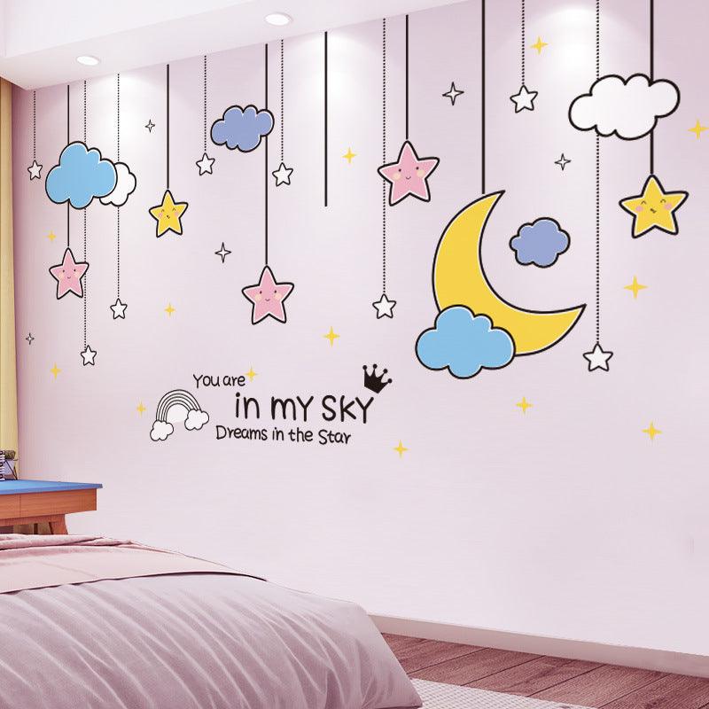 Angel Wings Stickers Decoration (Small Pattern) // Room & Bedroom Wall Layout // Waterproof Wall Stickers // Bedside Background Wall // Modern Style // 1 Piece // PVC Material - Dreamy-Designs Store Online