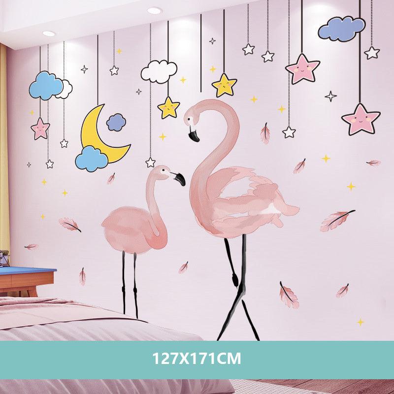 Angel Wings Stickers Decoration (Small Pattern) // Room & Bedroom Wall Layout // Waterproof Wall Stickers // Bedside Background Wall // Modern Style // 1 Piece // PVC Material - Dreamy-Designs Store Online