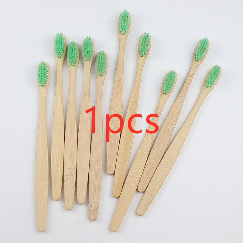 Rainbow Bamboo Toothbrush Set: 5 Eco-Friendly Oral Care Essentials - Dreamy-Designs Store Online