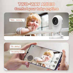 2MP Wireless WiFi Baby Monitor: Clear 1080p Surveillance - Dreamy-Designs Store Online