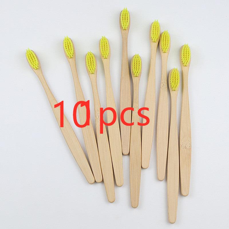 Rainbow Bamboo Toothbrush Set: 5 Eco-Friendly Oral Care Essentials - Dreamy-Designs Store Online