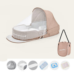 Multifunctional Baby Crib: 5-in-1 Portable Newborn Nest - Dreamy-Designs Store Online