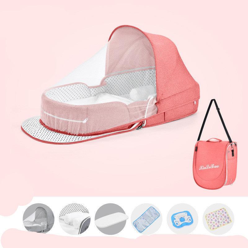 Multifunctional Baby Crib: 5-in-1 Portable Newborn Nest - Dreamy-Designs Store Online