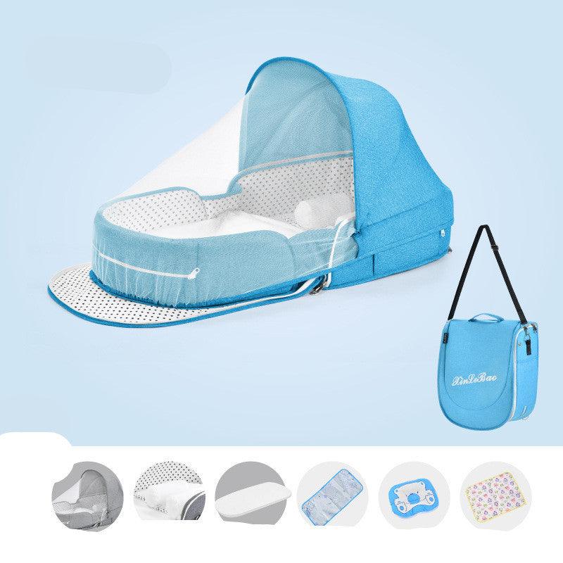 Multifunctional Baby Crib: 5-in-1 Portable Newborn Nest - Dreamy-Designs Store Online