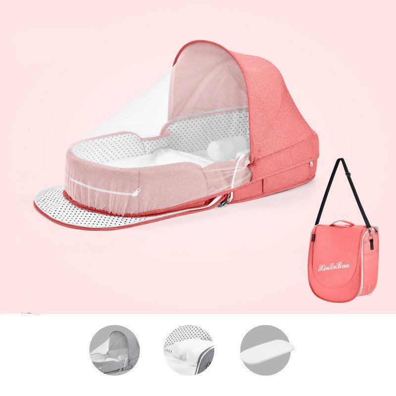 Multifunctional Baby Crib: 5-in-1 Portable Newborn Nest - Dreamy-Designs Store Online