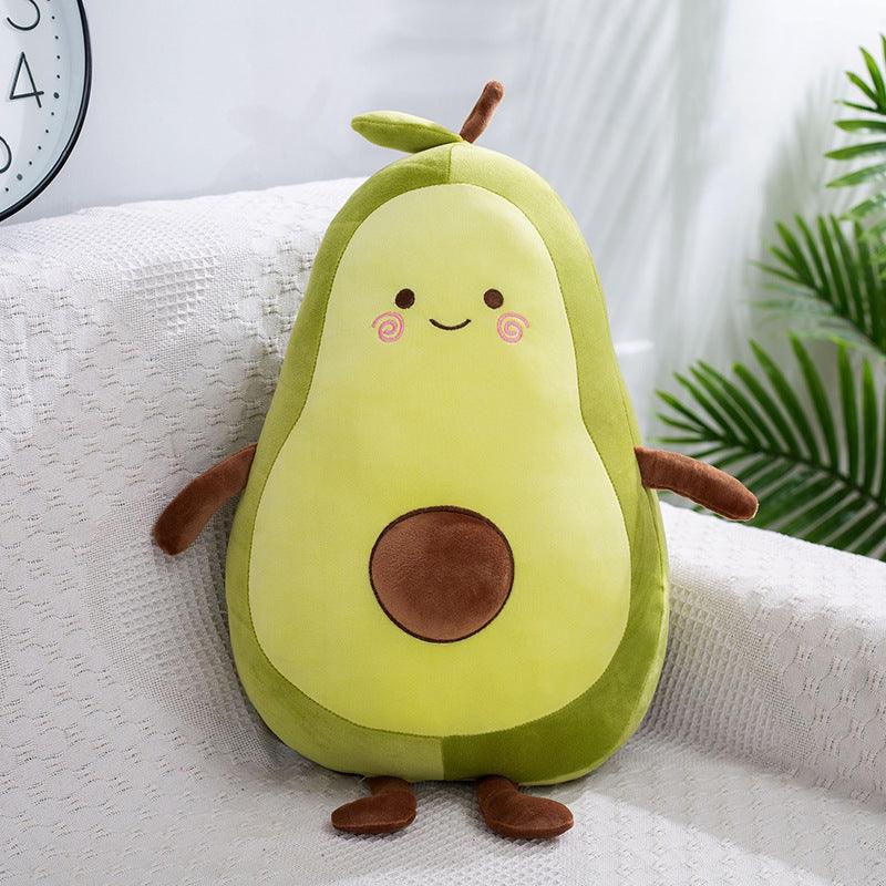 Avocado Strip Pillow Doll Doll Sleeping on Bed Plush Toy - Dreamy-Designs Store Online