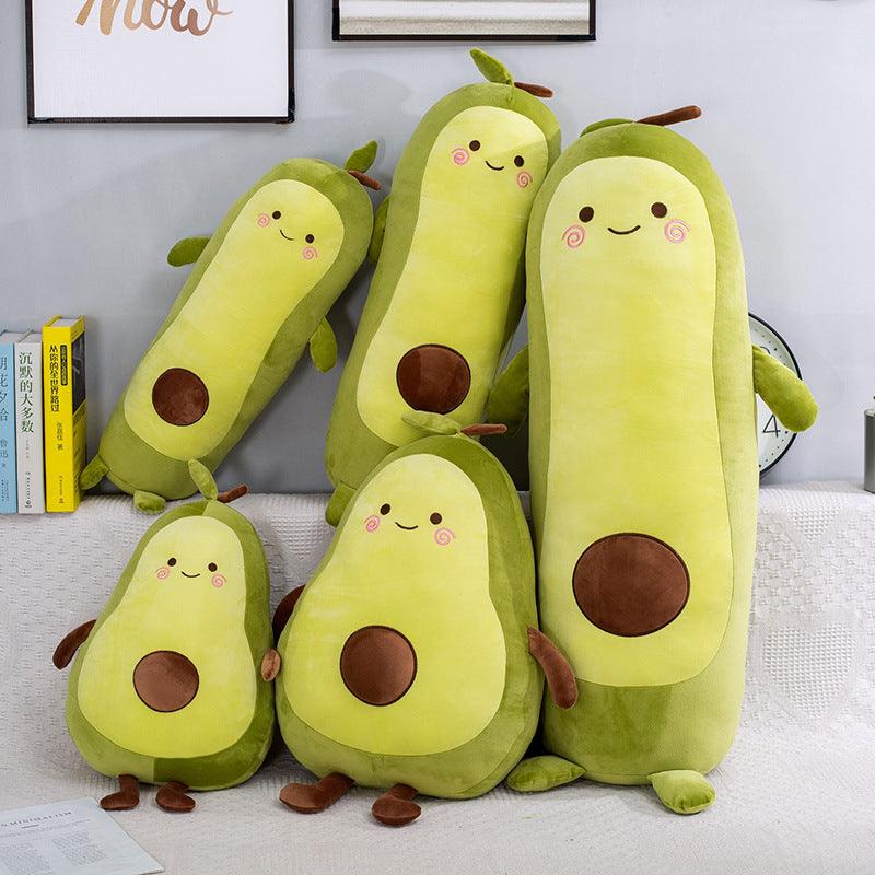 Avocado Strip Pillow Doll Doll Sleeping on Bed Plush Toy - Dreamy-Designs Store Online