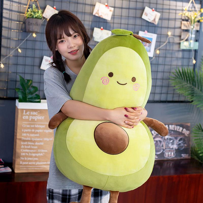 Avocado Strip Pillow Doll Doll Sleeping on Bed Plush Toy - Dreamy-Designs Store Online