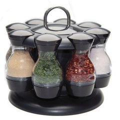 Double-Layer Rotating Spice Rack (8 Or 16 Bottles) - ABS AS Material - Perfect For Household Kitchen Organization - Dreamy-Designs Store Online