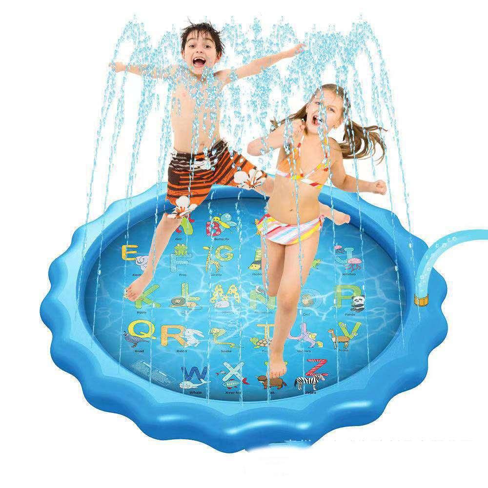 Toys For Kids Boys Girls Spray Pool Sprinkler Pad Water Spray Pad Splash Play Mat Toys Inflatable Splash Play - Dreamy-Designs Store Online