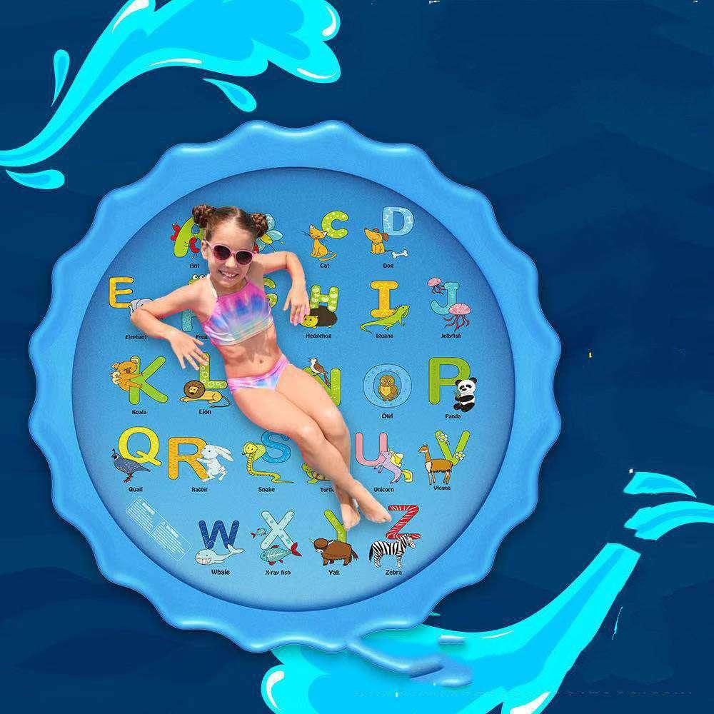 Toys For Kids Boys Girls Spray Pool Sprinkler Pad Water Spray Pad Splash Play Mat Toys Inflatable Splash Play - Dreamy-Designs Store Online