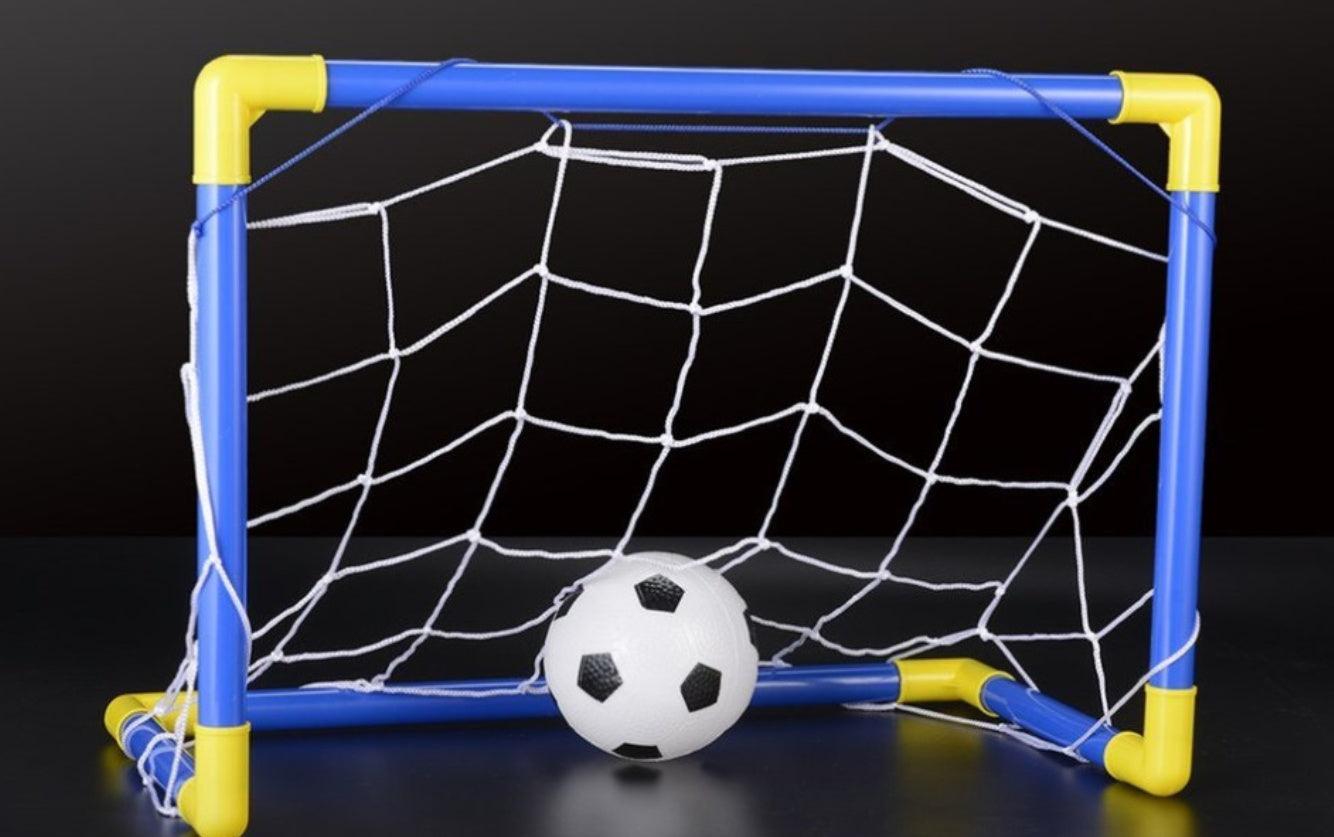 Complete Mini Football Goal Set - 4-Piece Portable Kit - Dreamy-Designs Store Online