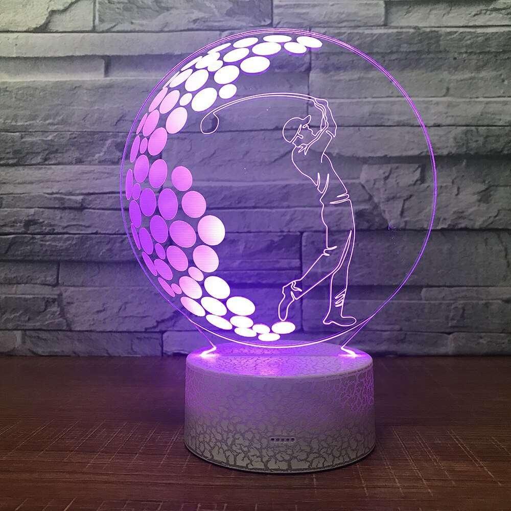 3D Night Light - Modern LED Touch/Remote Control Lamp (3W, 5V USB Powered) for Home, Hotel, Office (10,000 Hour Lifespan) - Dreamy-Designs Store Online