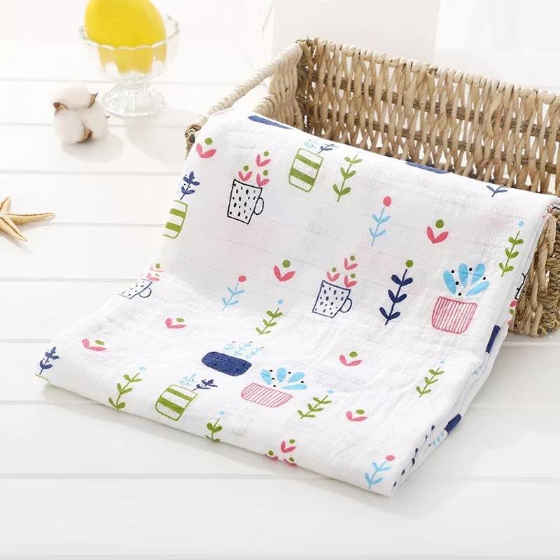 Cozy Cotton Feeding Towel for Babies - Dreamy-Designs Store Online