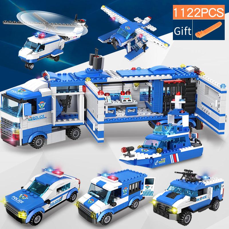 Military aircraft carrier police building blocks - Dreamy-Designs Store Online