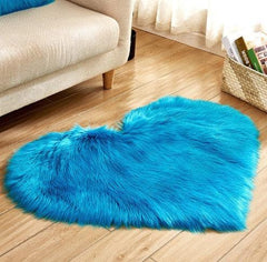 Heart-Shaped Plush Rugs: 3 Sizes for Soft Home Decor - Dreamy-Designs Store Online