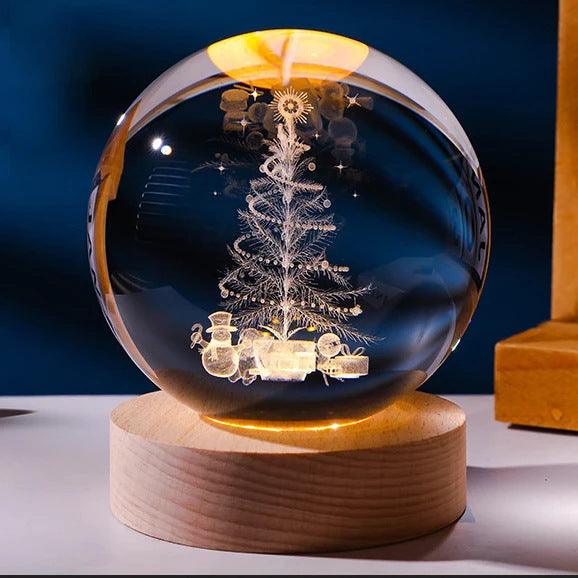 6 Designs: 3D Planet Crystal Ball Night Lamp | Cosmic Wonder - Dreamy-Designs Store Online