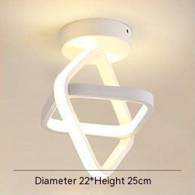 Simple Corridor LED Light: Modern Creativity for Your Entrance (White/Warm/Three-Color, 220V) - Dreamy-Designs Store Online