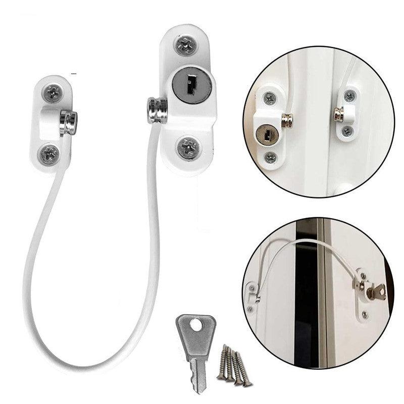 Window & Door Cable Lock – Baby Safety & Security Guard - Dreamy-Designs Store Online