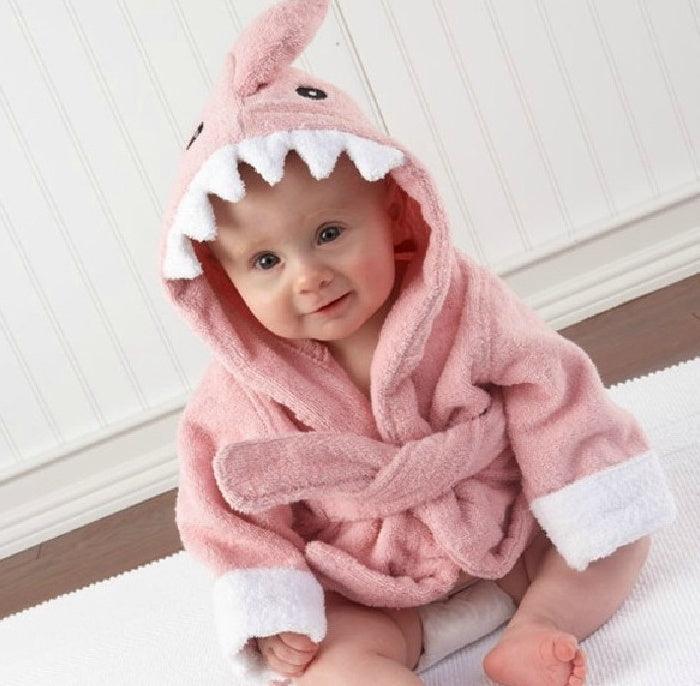 Cartoon Cute Animal Modeling Baby Bath Towels Baby Bathrobes Cotton Children's Bathrobes Baby Hooded - Dreamy-Designs Store Online