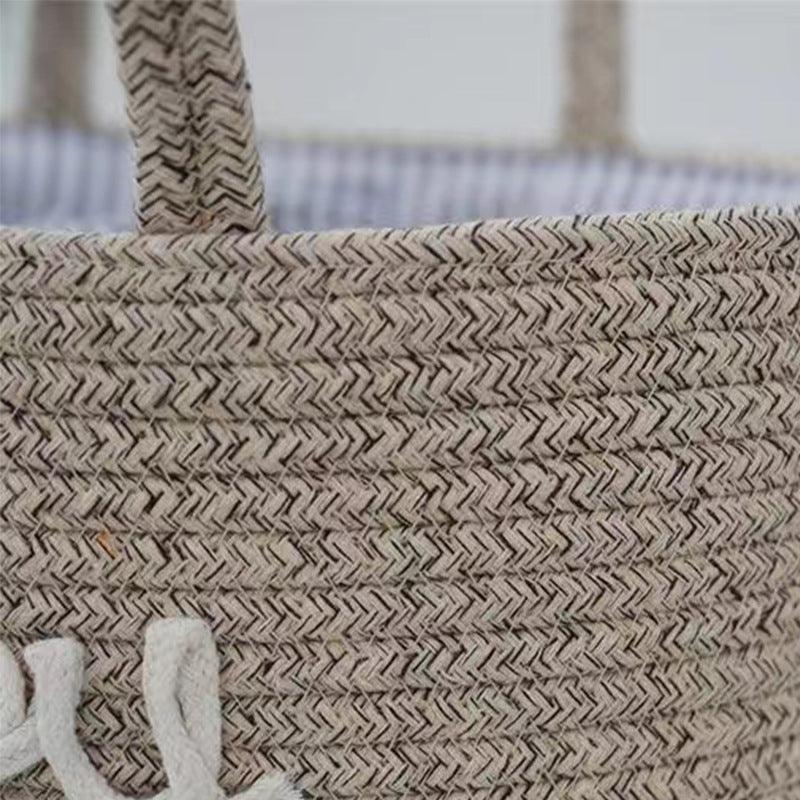 Versatile Cotton Storage Baskets: 4 Colors Available - Dreamy-Designs Store Online