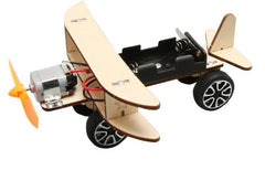 DIY Electric Airplane Car Kit: 2-in-1 STEM Toy for Ages 7-14 - Dreamy-Designs Store Online