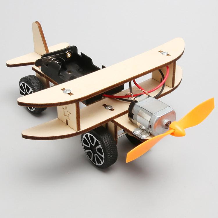 DIY Electric Airplane Car Kit: 2-in-1 STEM Toy for Ages 7-14 - Dreamy-Designs Store Online