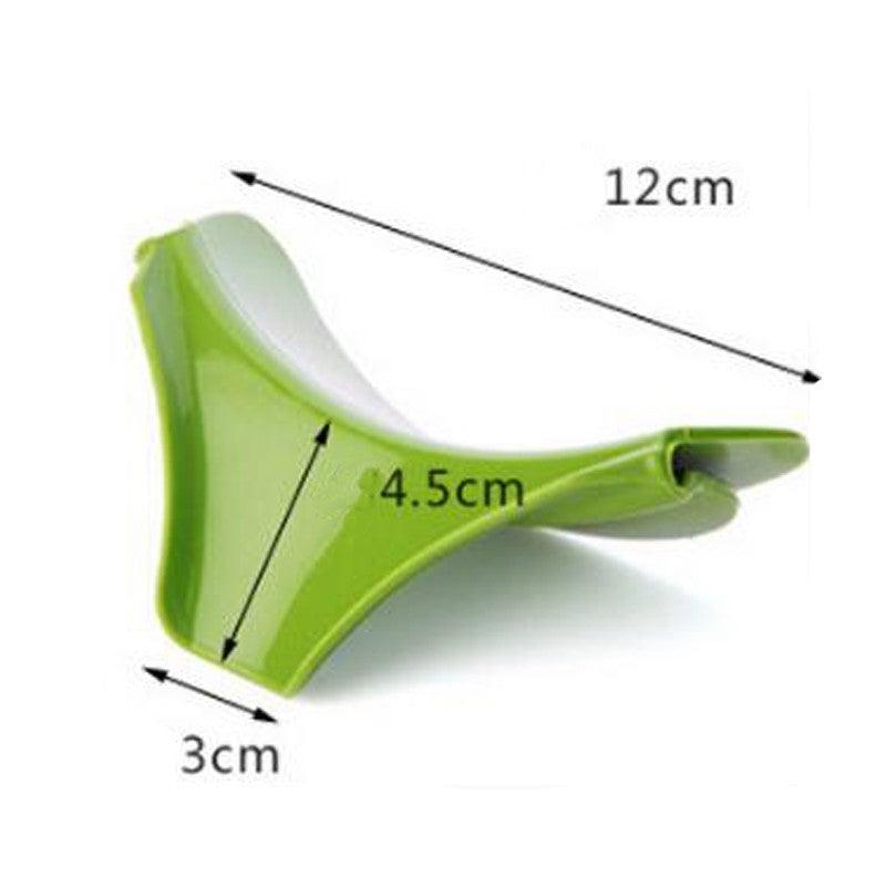 Silicone Soup Funnel Kitchen Gadget Tool (Green) // Pour Without Spills // Food-Grade Material // Easy to Use and Clean // - Dreamy-Designs Store Online