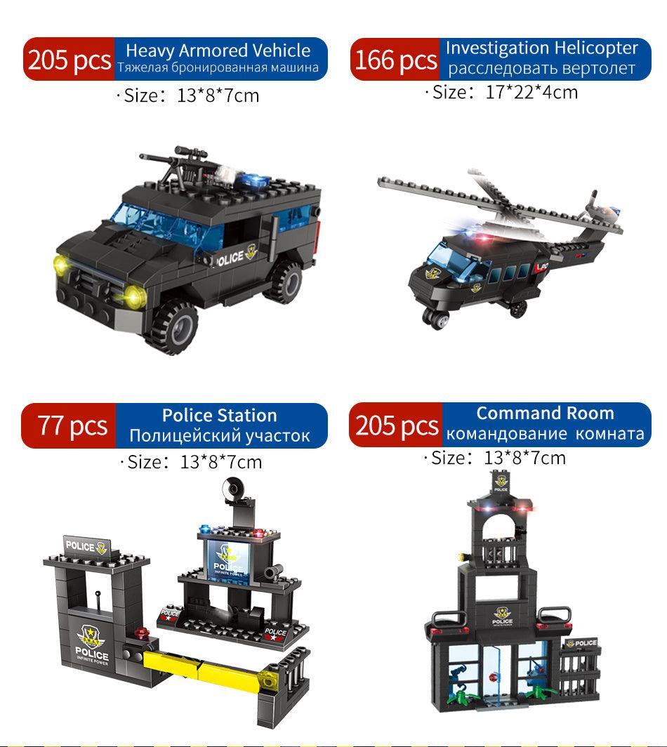 Military aircraft carrier police building blocks - Dreamy-Designs Store Online