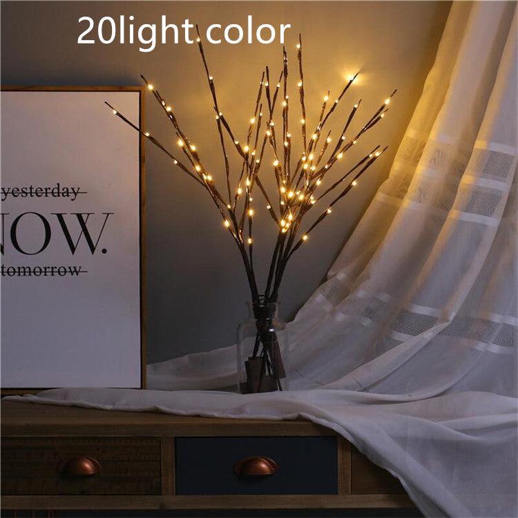 20LED Twigs Light String Decoration (75CM) / Battery-Operated / 5 Branches / Perfect for Parties, Weddings, Festivals / Indoor Decor - Dreamy-Designs Store Online