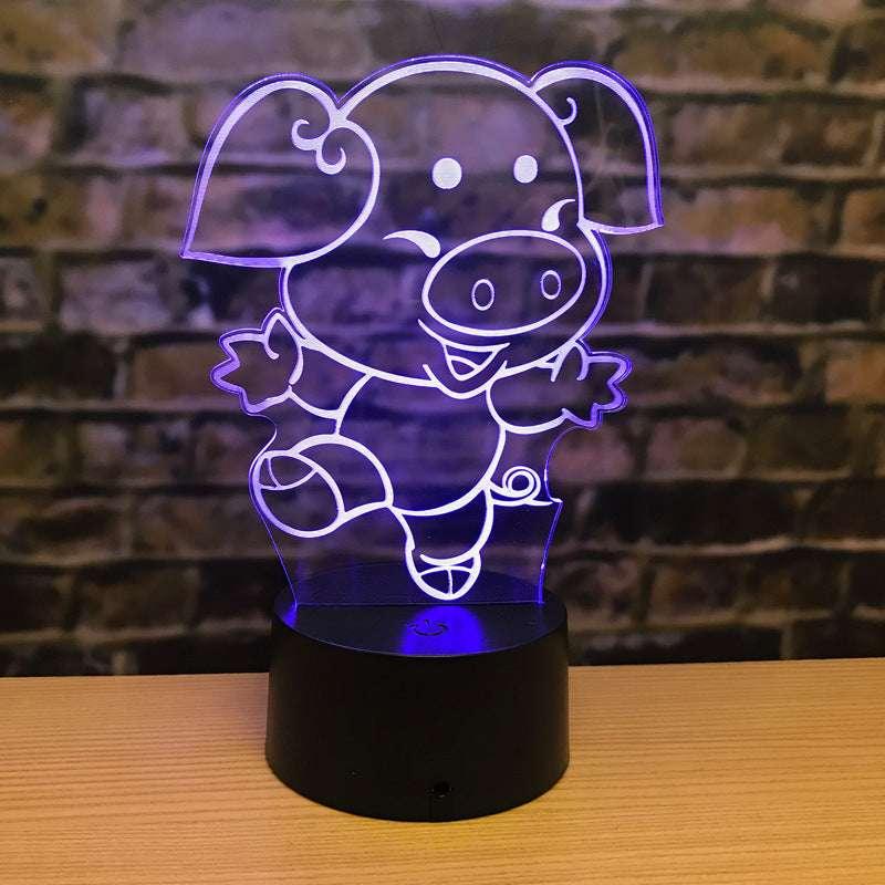 Zodiac LED Night Light - Touch Control 7 Colors (Red, Green, Blue, Yellow, Enamel, Purple, White) / 3W / USB Powered / Remote Control Option - Dreamy-Designs Store Online